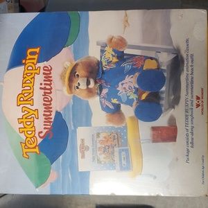 Teddy Ruxpin Summertime and sleeping outfit